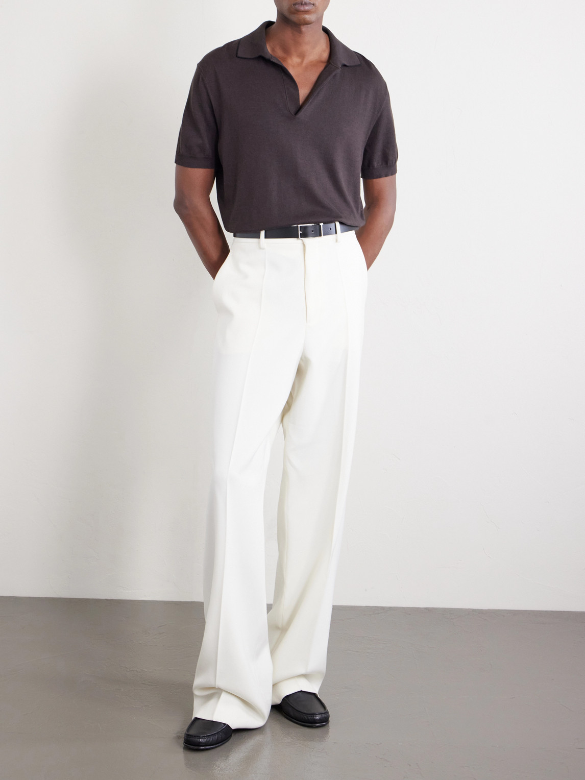 Sea Island Cotton And Silk-Blend Polo Shirt