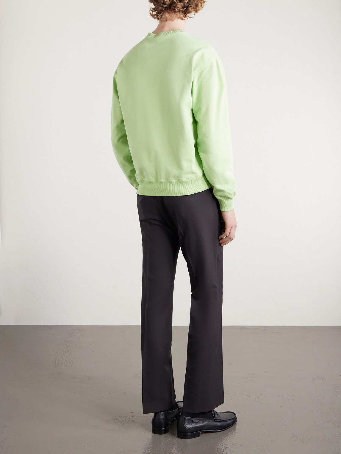 Logo-Embroidered Cotton-Jersey Sweatshirt