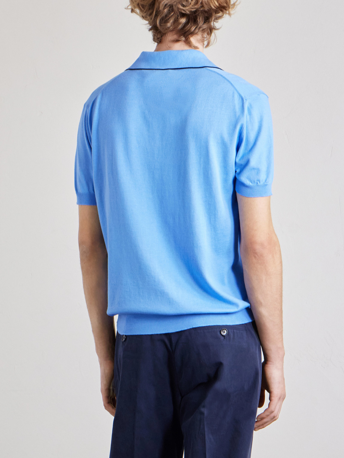 Sea Island Cotton And Silk-Blend Polo Shirt