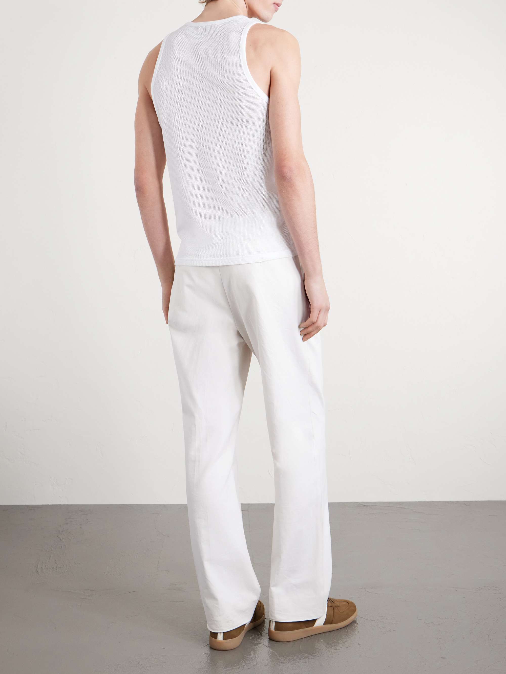 TOM FORD Open-Knit Cotton Tank Top for Men | MR PORTER