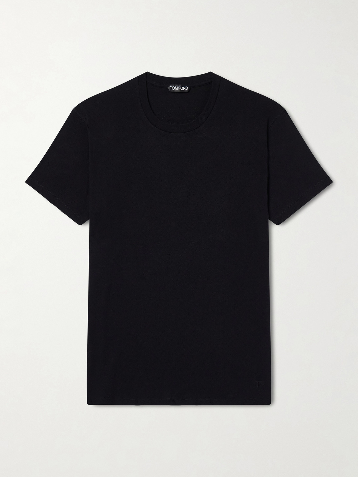 Tom Ford Pointelle-Knit Cotton T-Shirt IT 52
