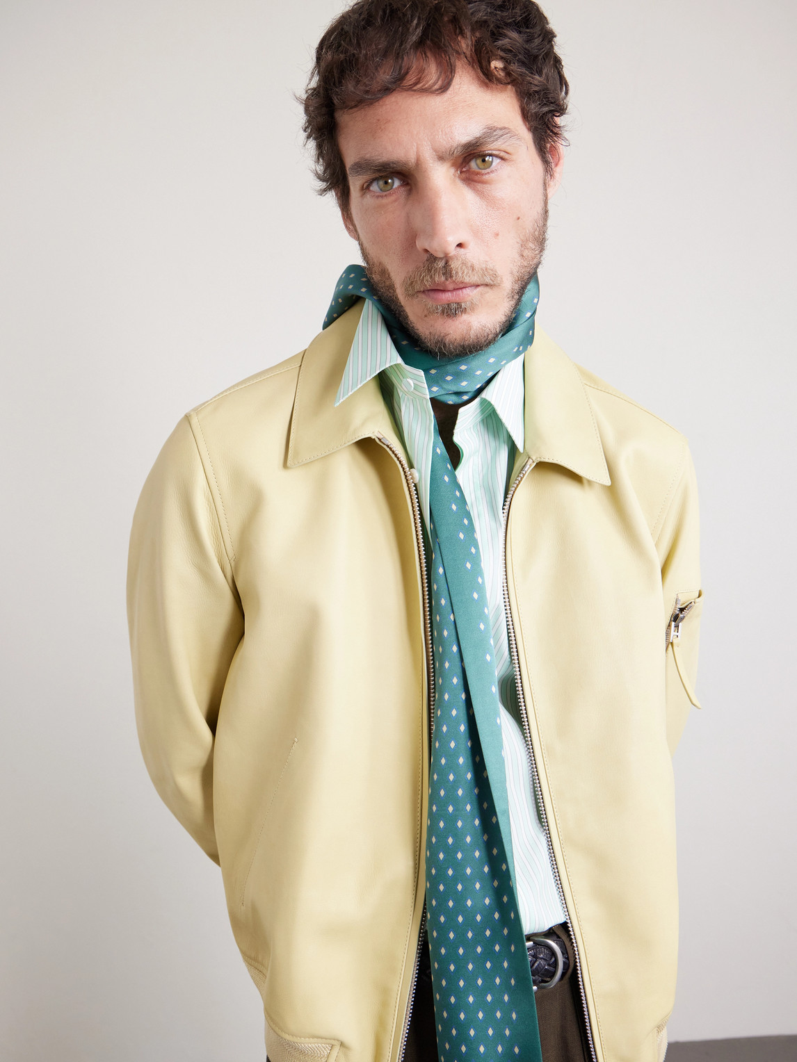 Cotton-Poplin Shirt Striped