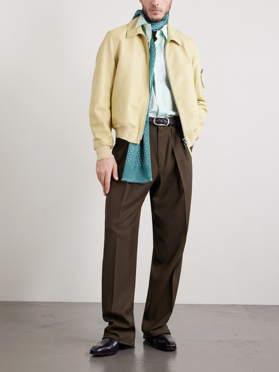 Cotton-Poplin Shirt Striped