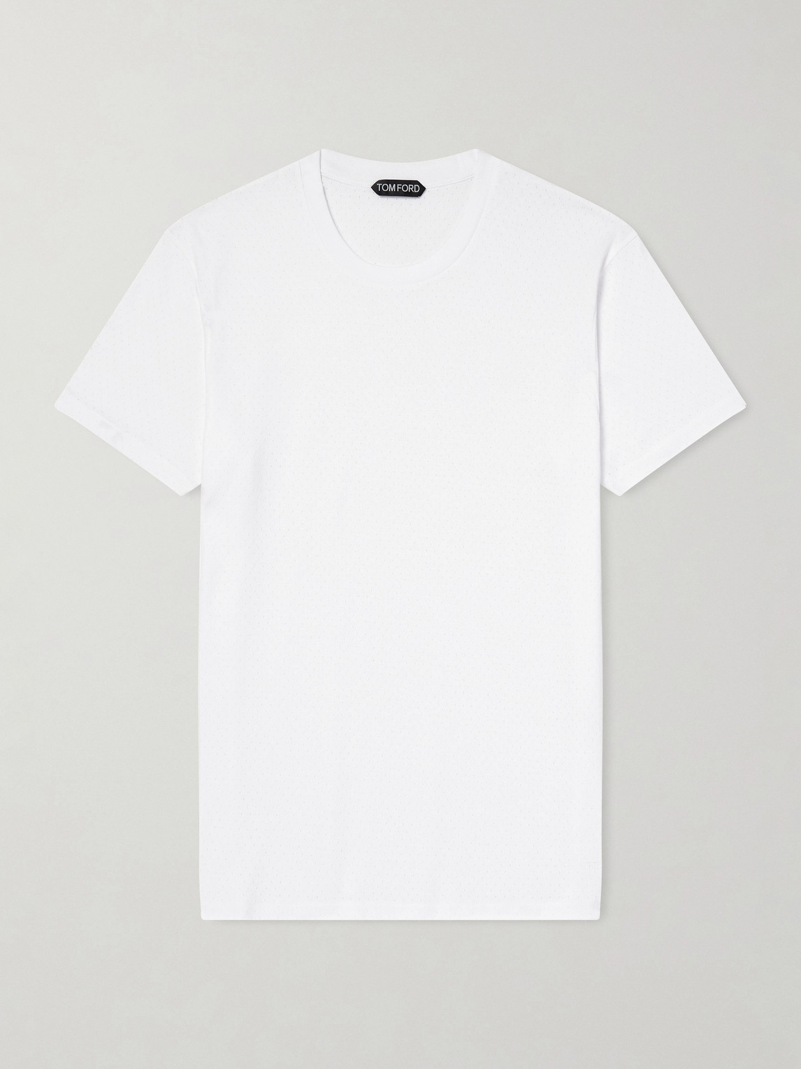 Tom Ford Pointelle-Knit Cotton T-Shirt IT 56