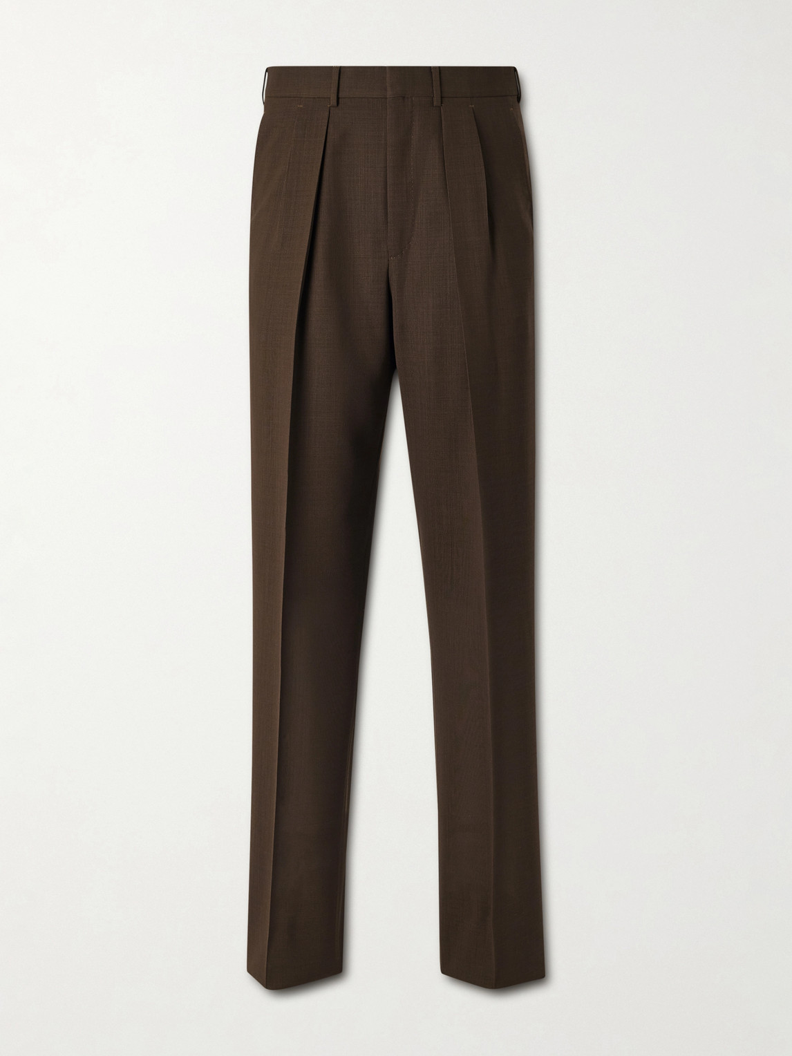 Tom Ford Pleated Wool Wide-Leg Trousers IT 46