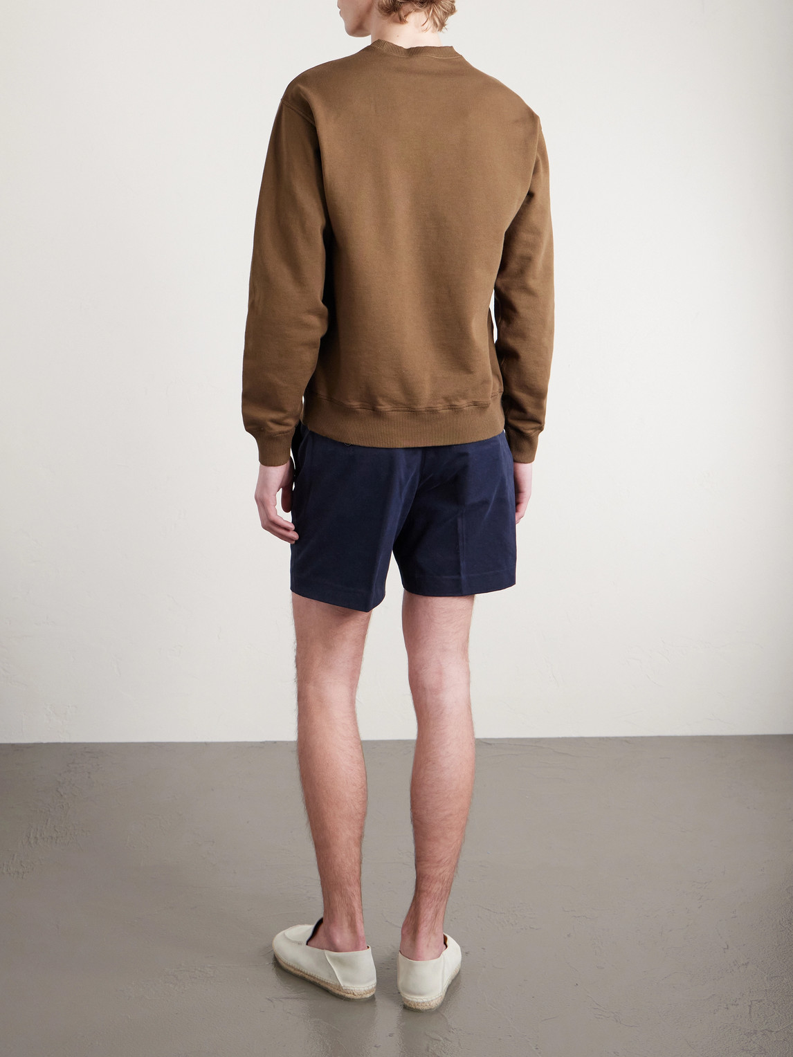 Logo-Embroidered Cotton-Jersey Sweatshirt