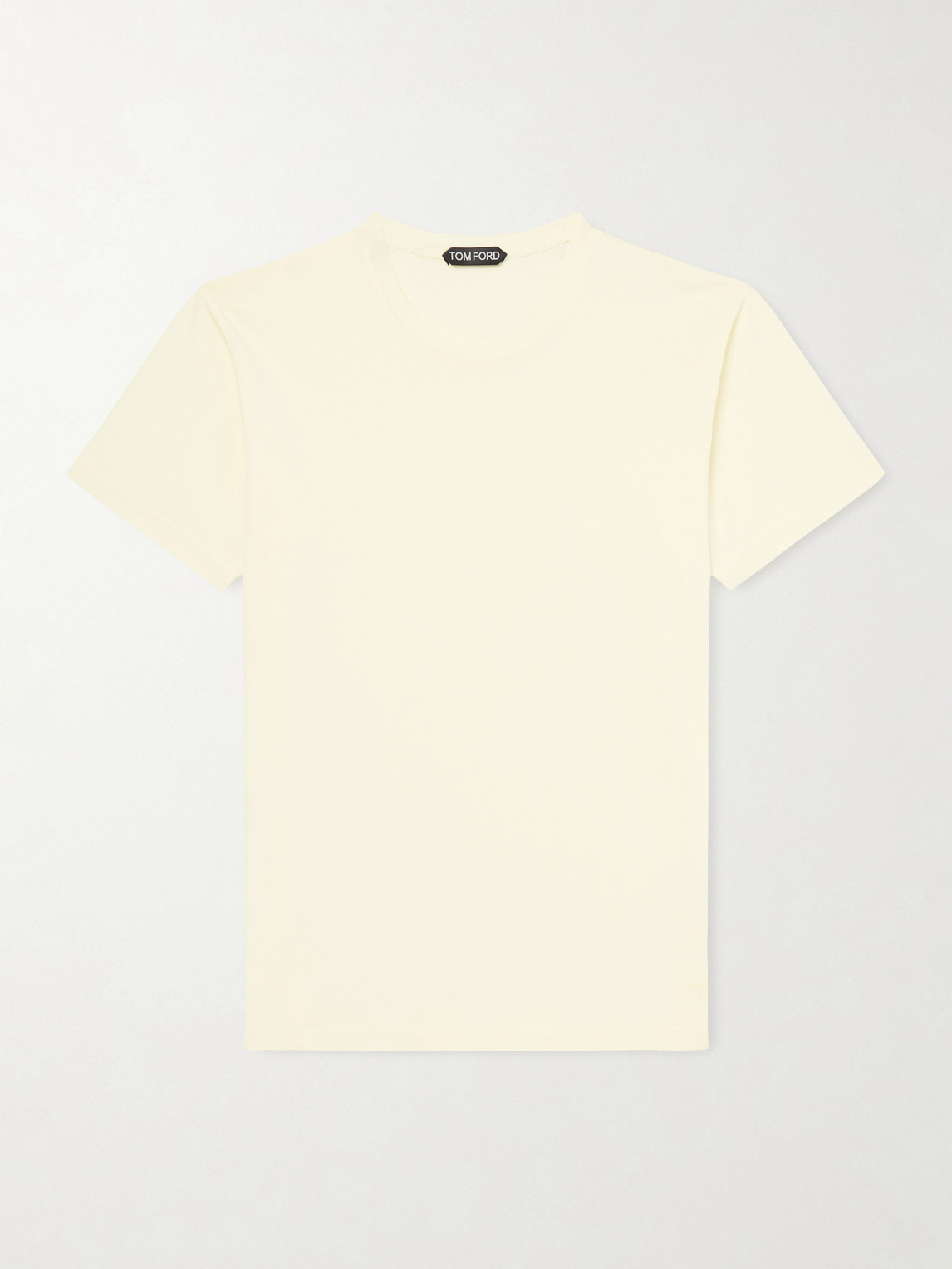Tom Ford Slim-Fit Logo-Embroidered Cotton and Silk-Blend Jersey T-Shirt IT 54