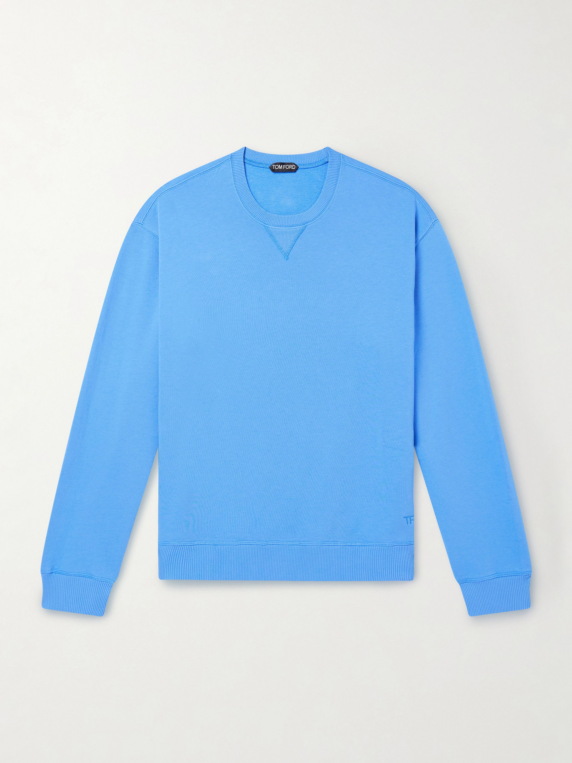 Tom Ford Logo-Embroidered Cotton-Jersey Sweatshirt IT 54