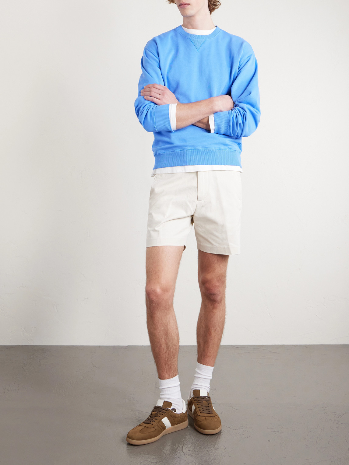 Logo-Embroidered Cotton-Jersey Sweatshirt