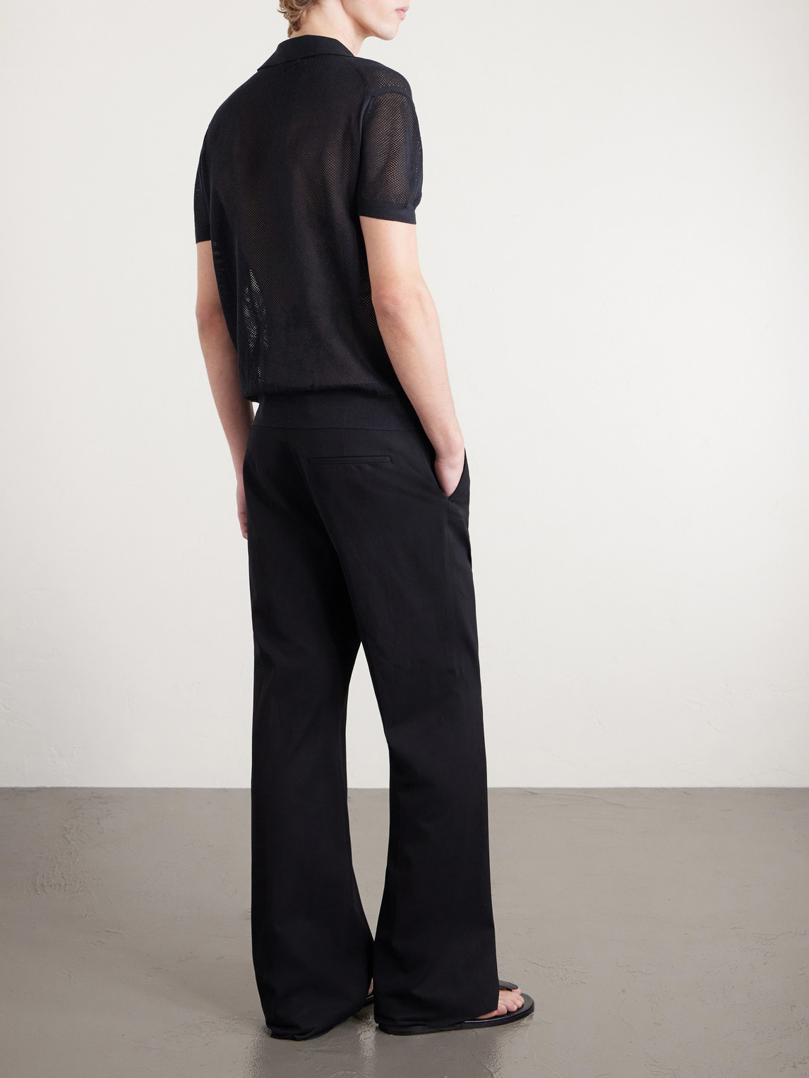 Open-Knit Sea Island Cotton And Silk-Blend Polo Shirt