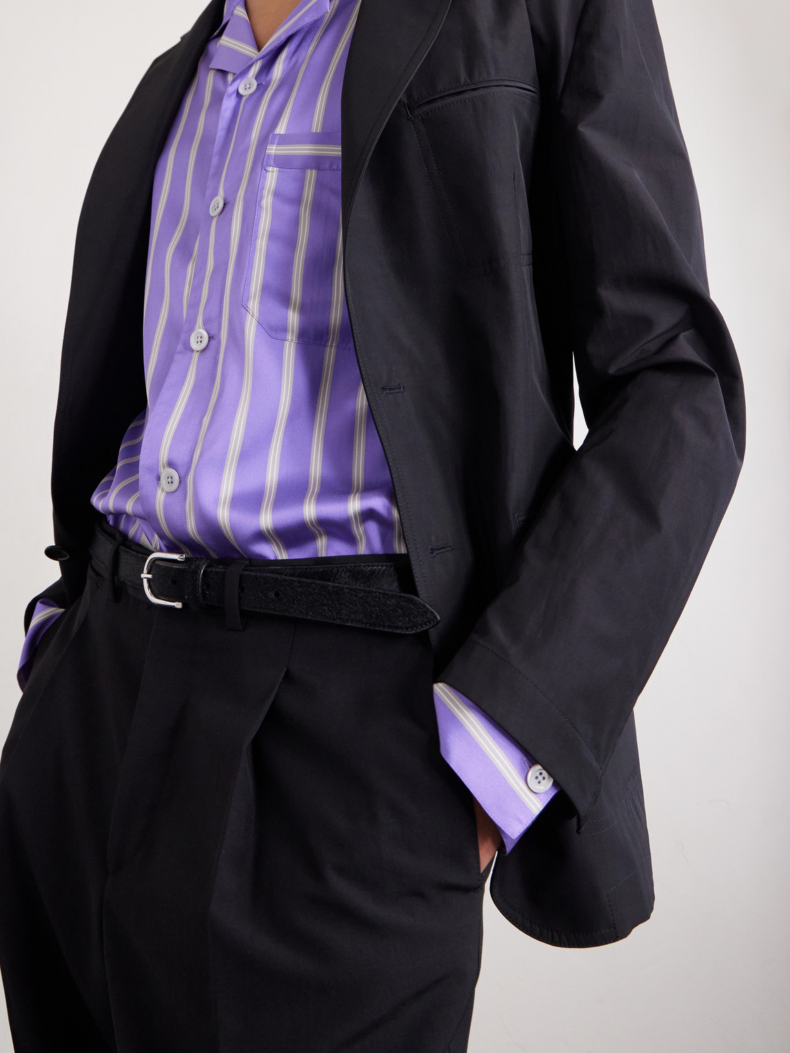 Silk Shirt Striped
