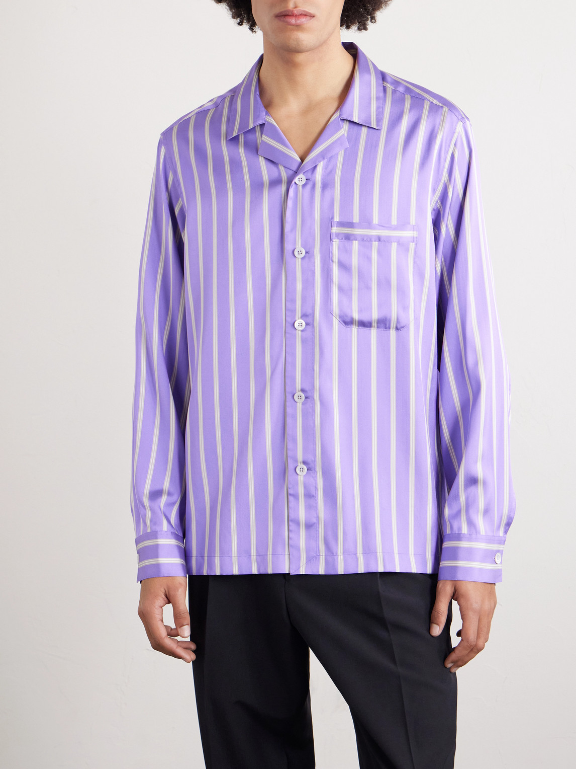 Silk Shirt Striped