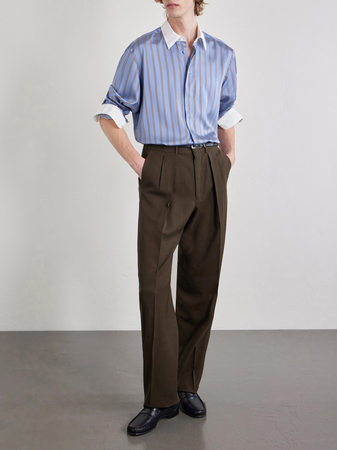 Silk Shirt Striped
