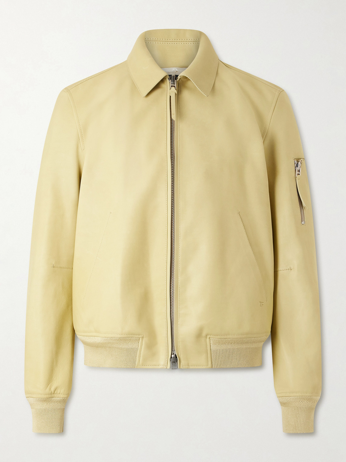 Tom Ford Leather Blouson Jacket IT 46