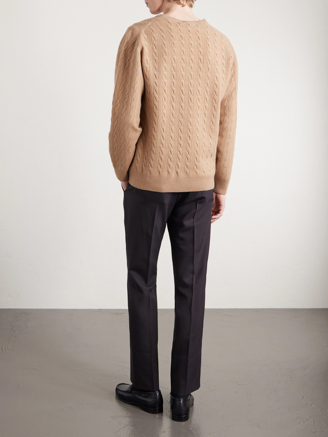 Cable-Knit Sweater