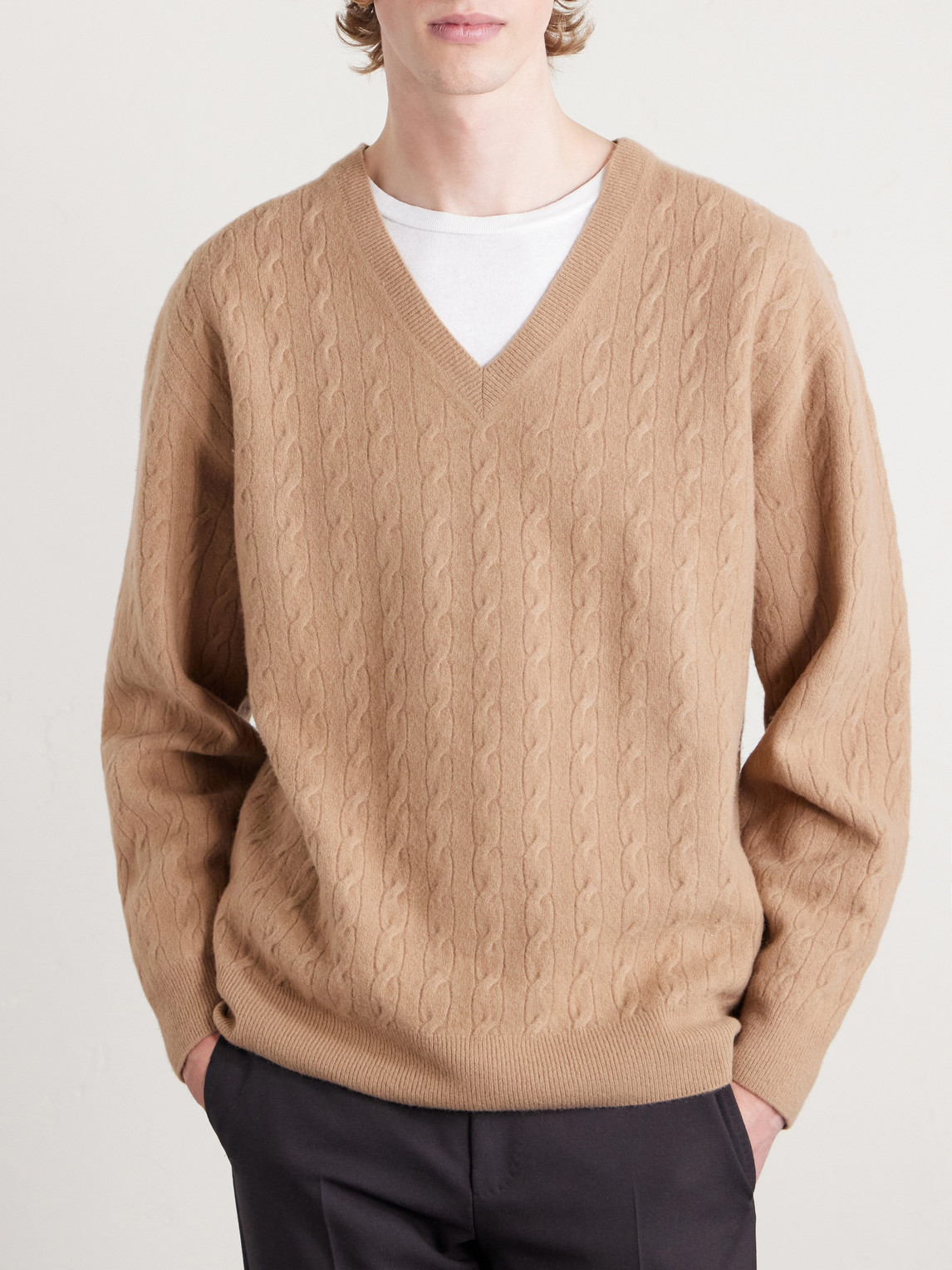 Cable-Knit Sweater