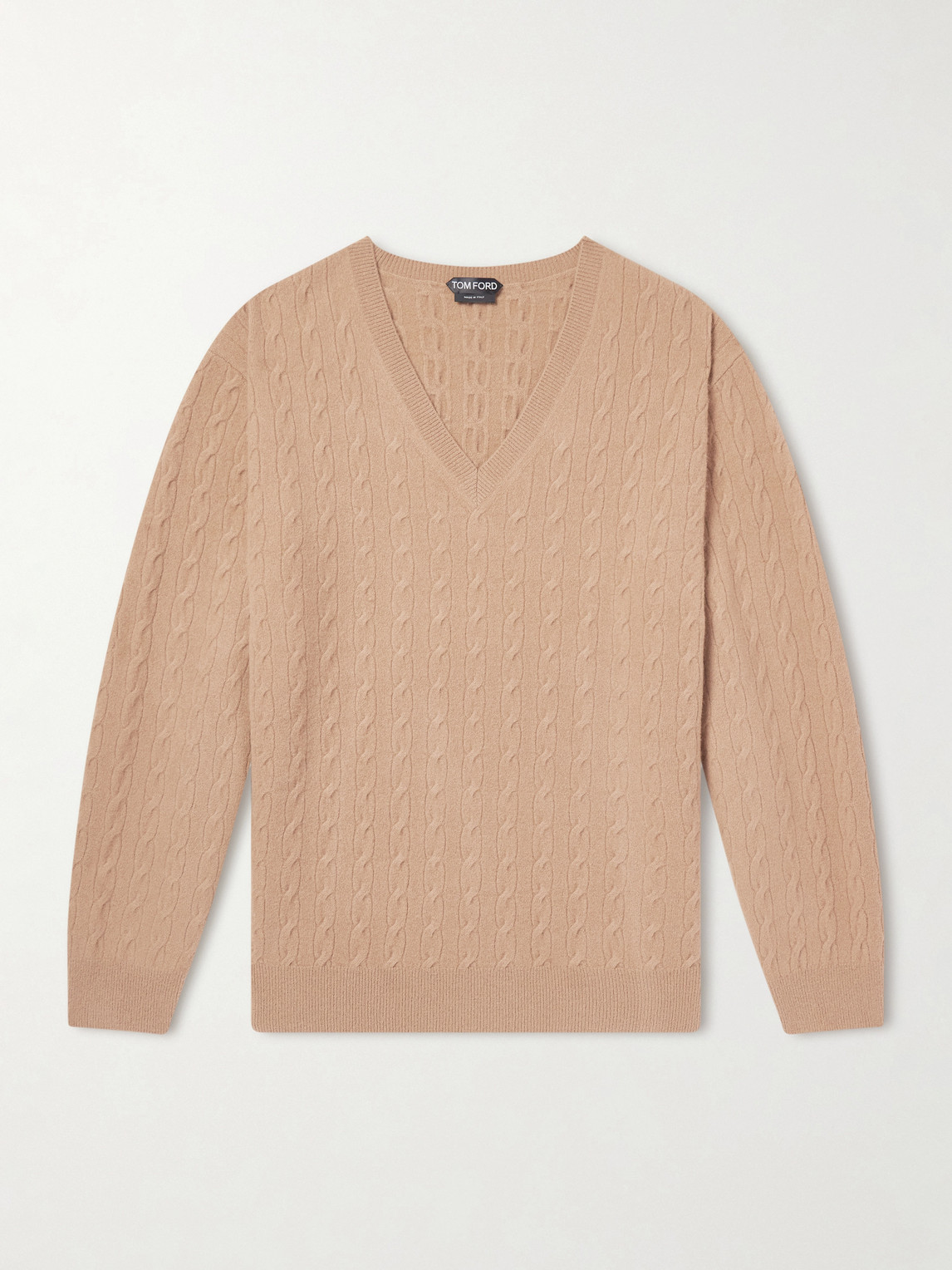 Tom Ford Cable-Knit Wool Sweater IT 46