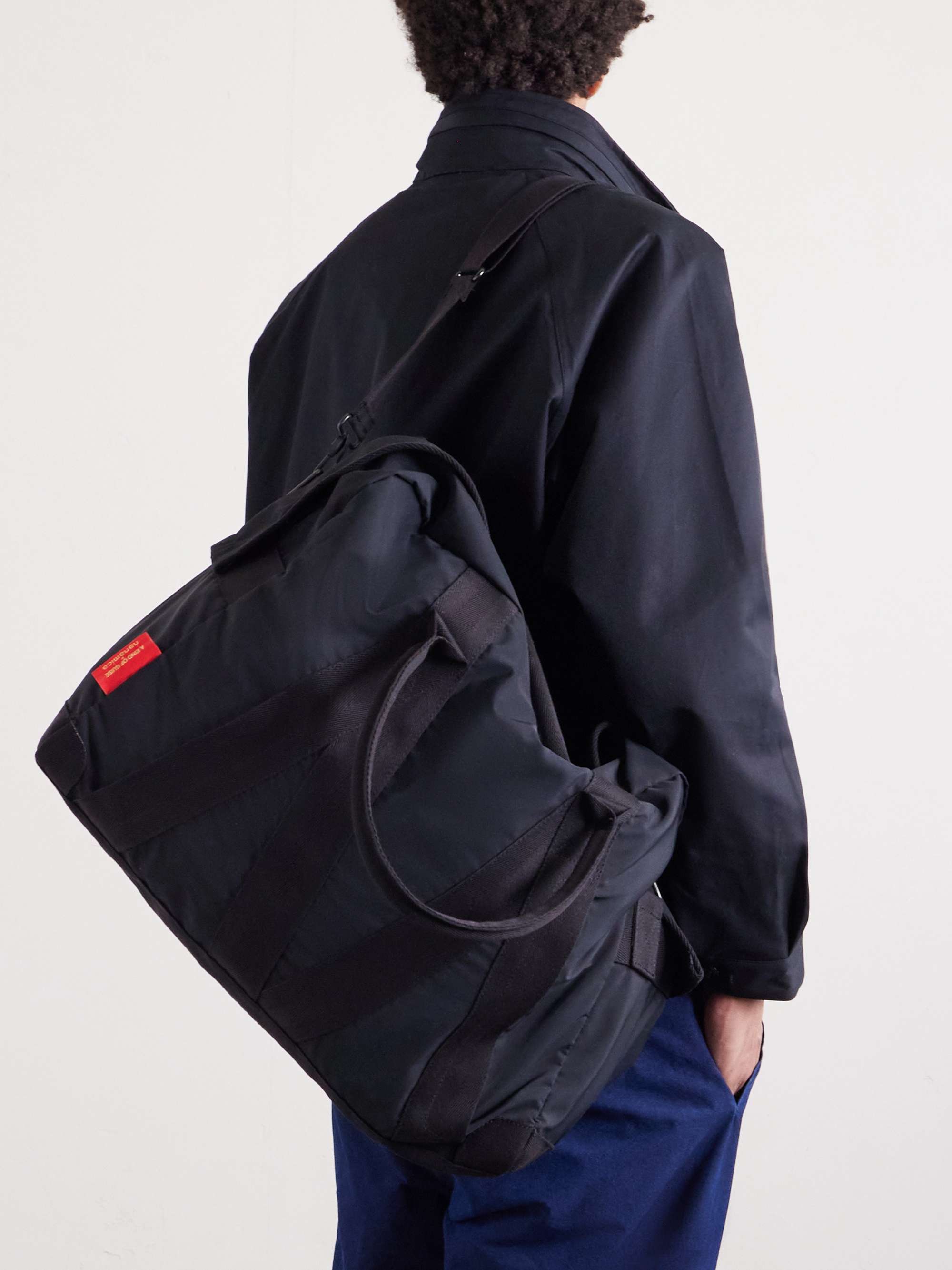 A KIND OF GUISE + Nanamica Boston Webbing-Trimmed Shell Weekend