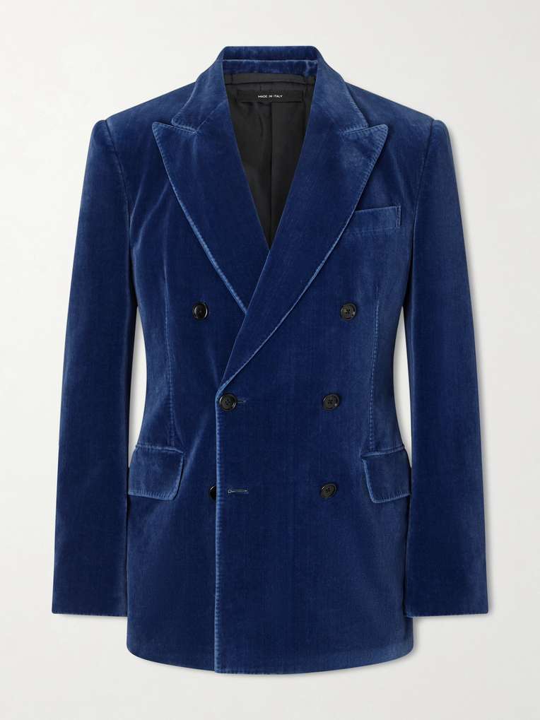 Tom Ford — Cotton-Velvet Tuxedo Jacket