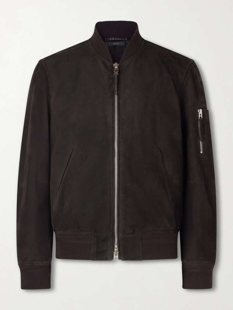 Tom Ford — Suede Bomber Jacket