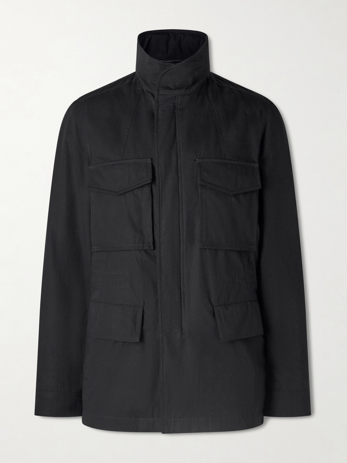 Tom Ford Cotton and Silk-Blend Hooded Field Jacket - Men