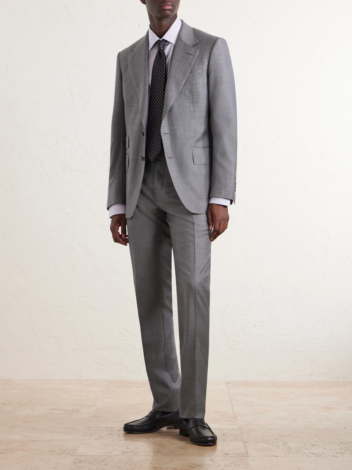 Shelton Super 110S Wool Suit Jacket
