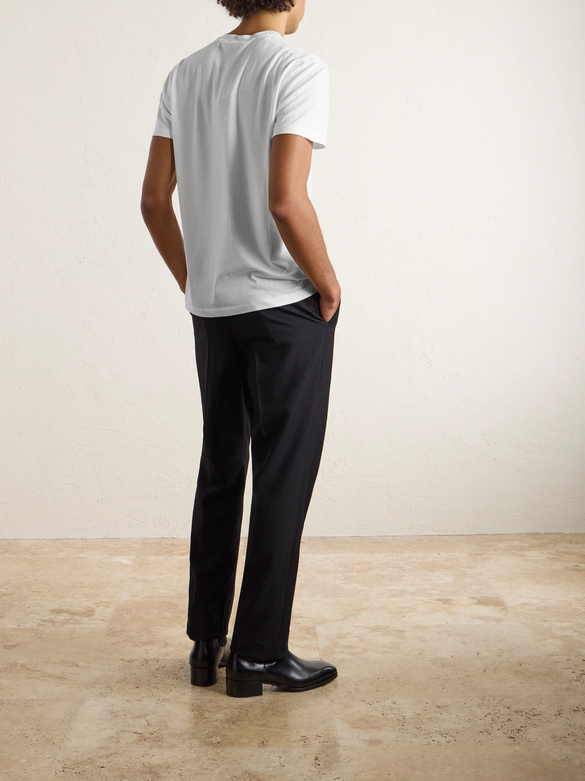 Lyocell And Cotton-Blend T-Shirt