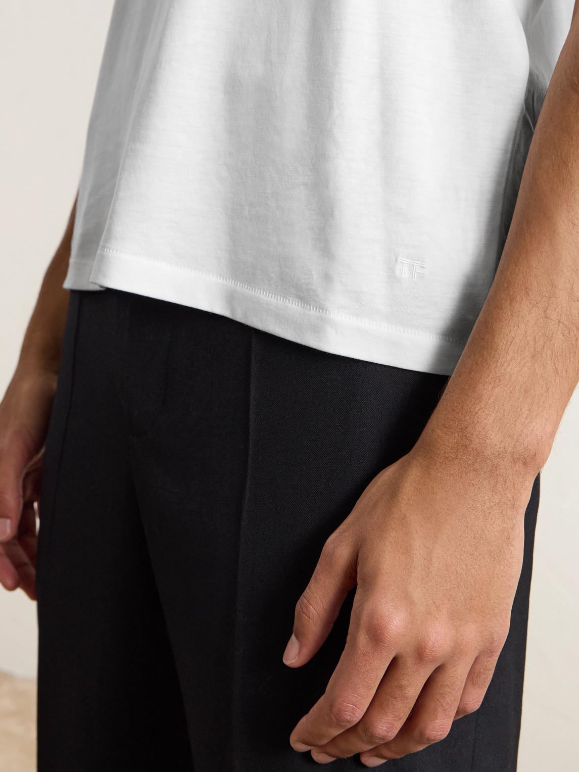 Lyocell And Cotton-Blend T-Shirt