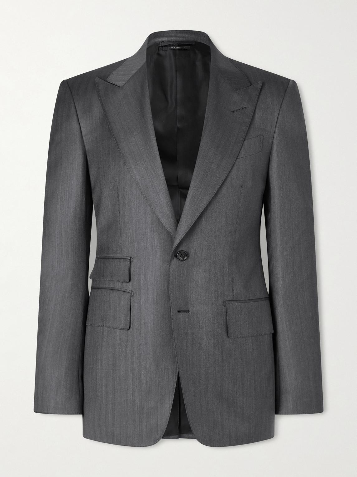 Tom Ford Shelton Wool and Silk-Blend Suit Jacket - Men