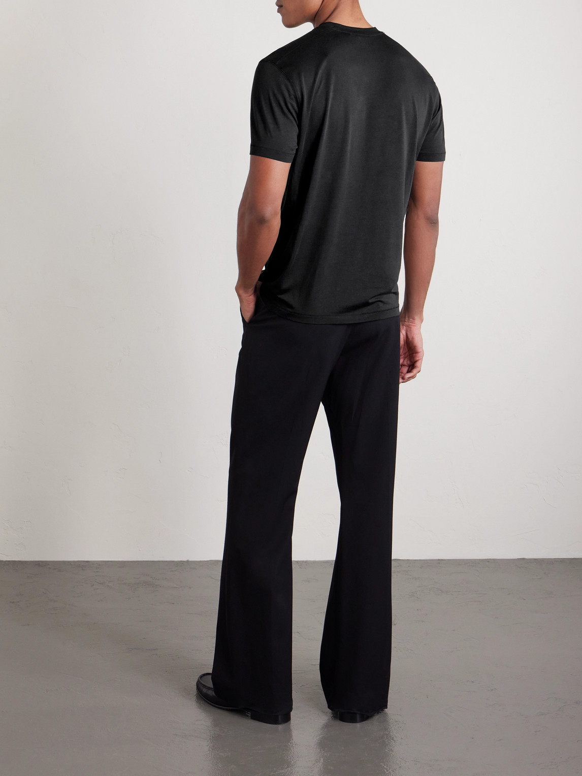 Lyocell And Cotton-Blend T-Shirt