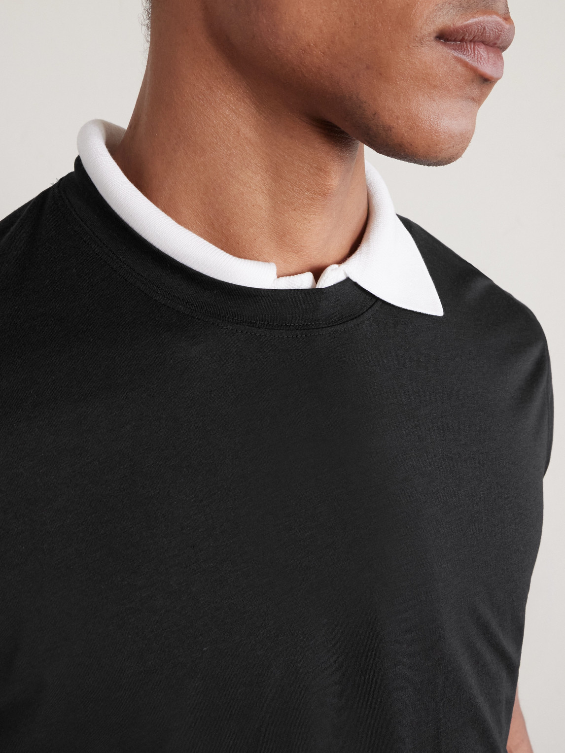 Lyocell And Cotton-Blend T-Shirt