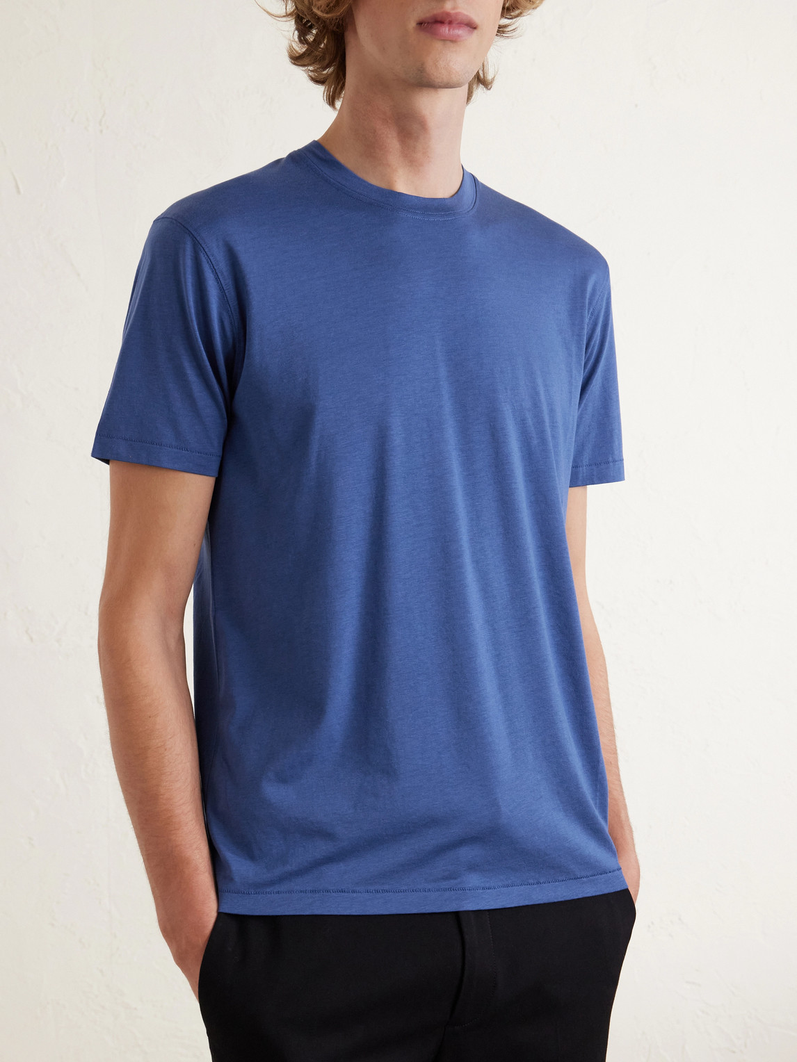 Lyocell And Cotton-Blend T-Shirt