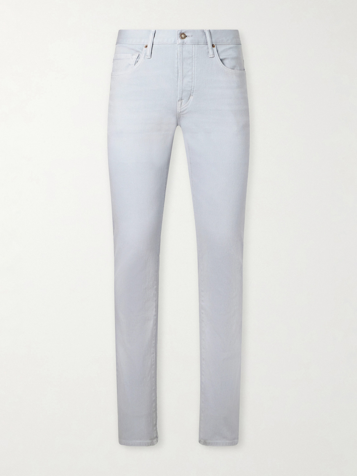 Tom Ford Slim-Fit Straight-Leg Cotton-Blend Trousers UK/US 30