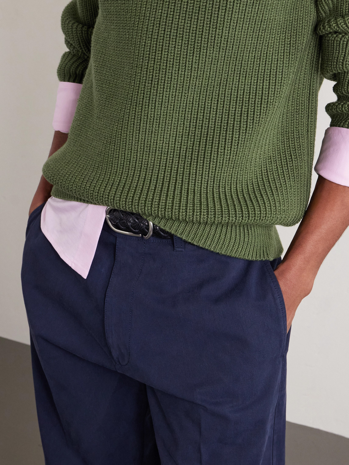  Tom Ford - Ribbed Wool Sweater - Men - Green - It 46 