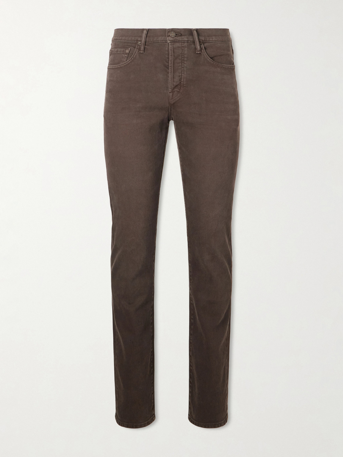 Tom Ford Slim-Fit Cotton-Blend Corduroy Trousers - Men