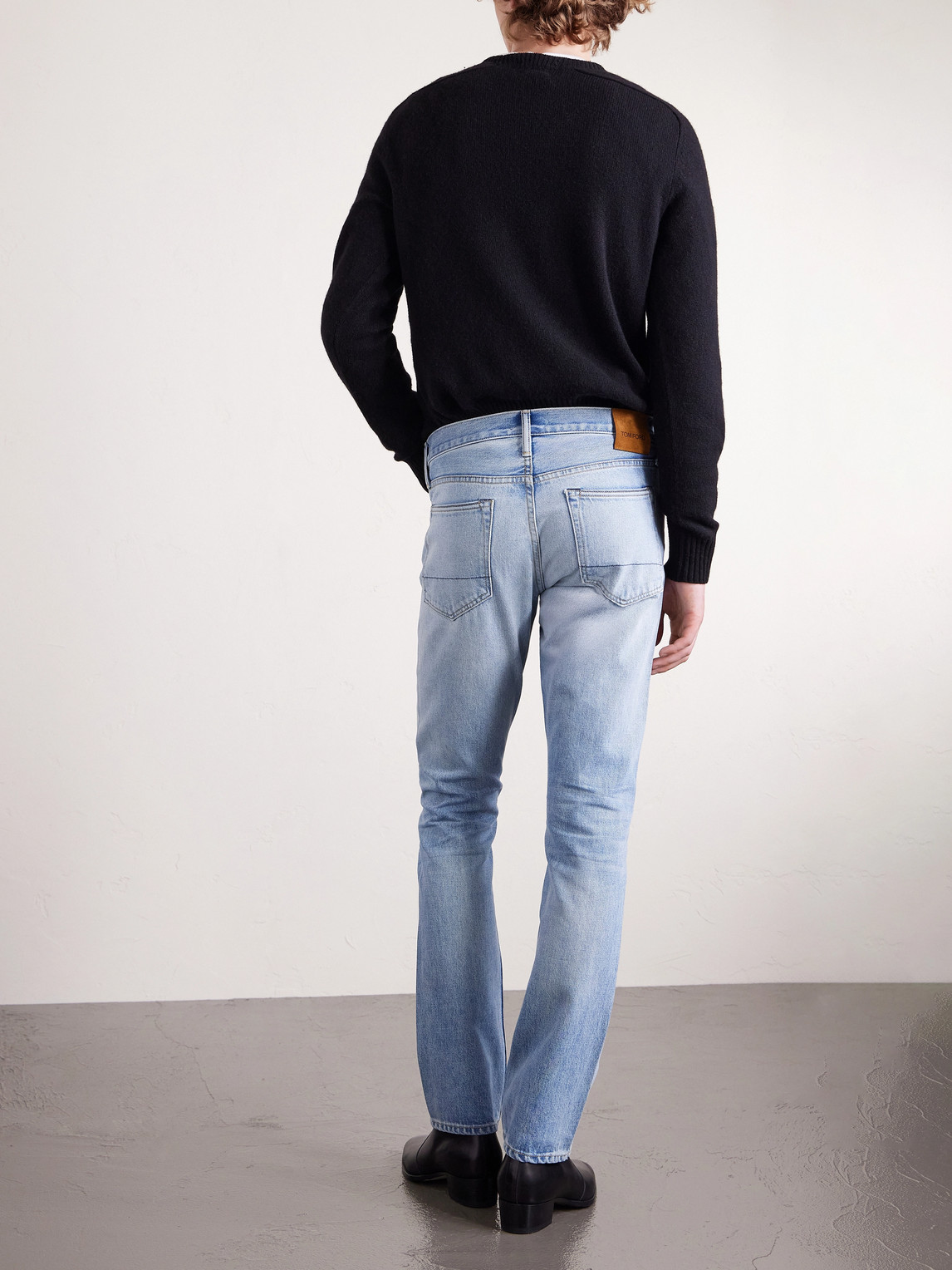 Straight-Leg Selvedge Jeans