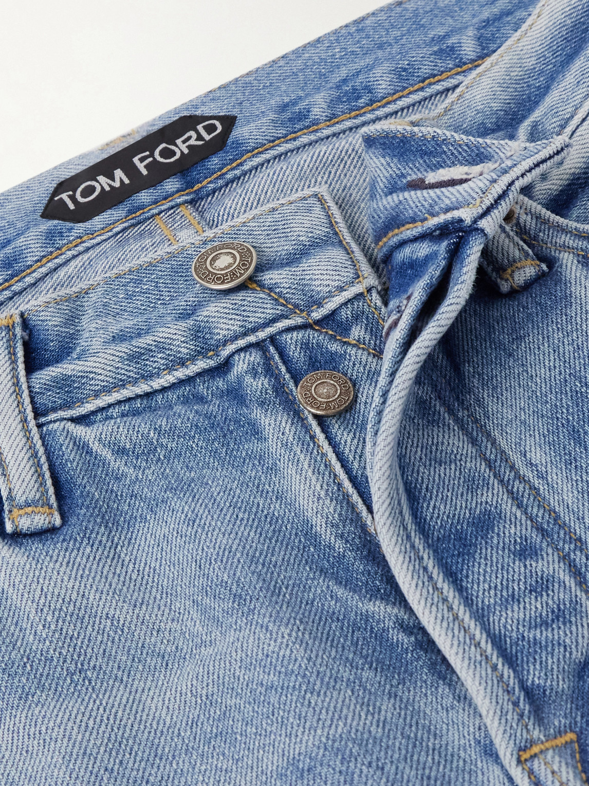 Straight-Leg Selvedge Jeans