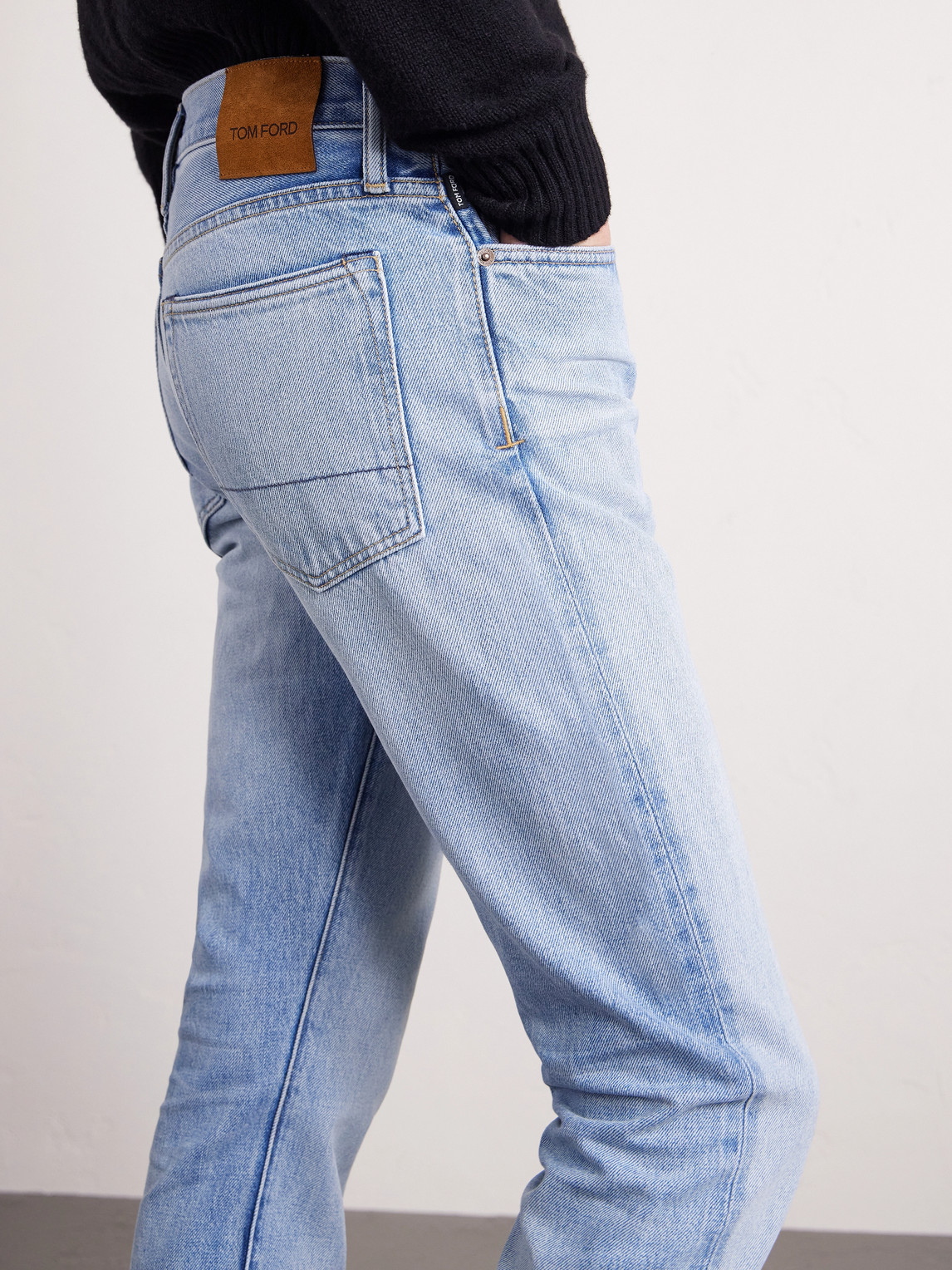 Straight-Leg Selvedge Jeans
