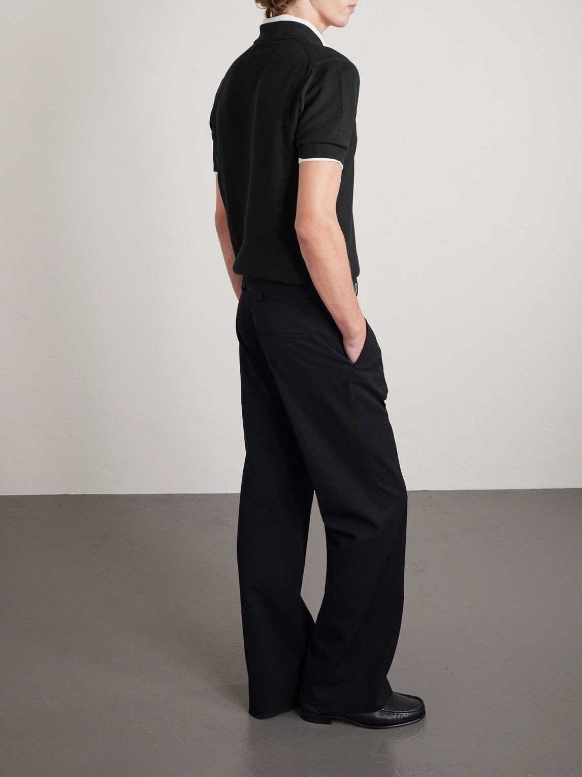 Slim-Fit Lyocell And Cotton-Blend Piqué Polo Shirt