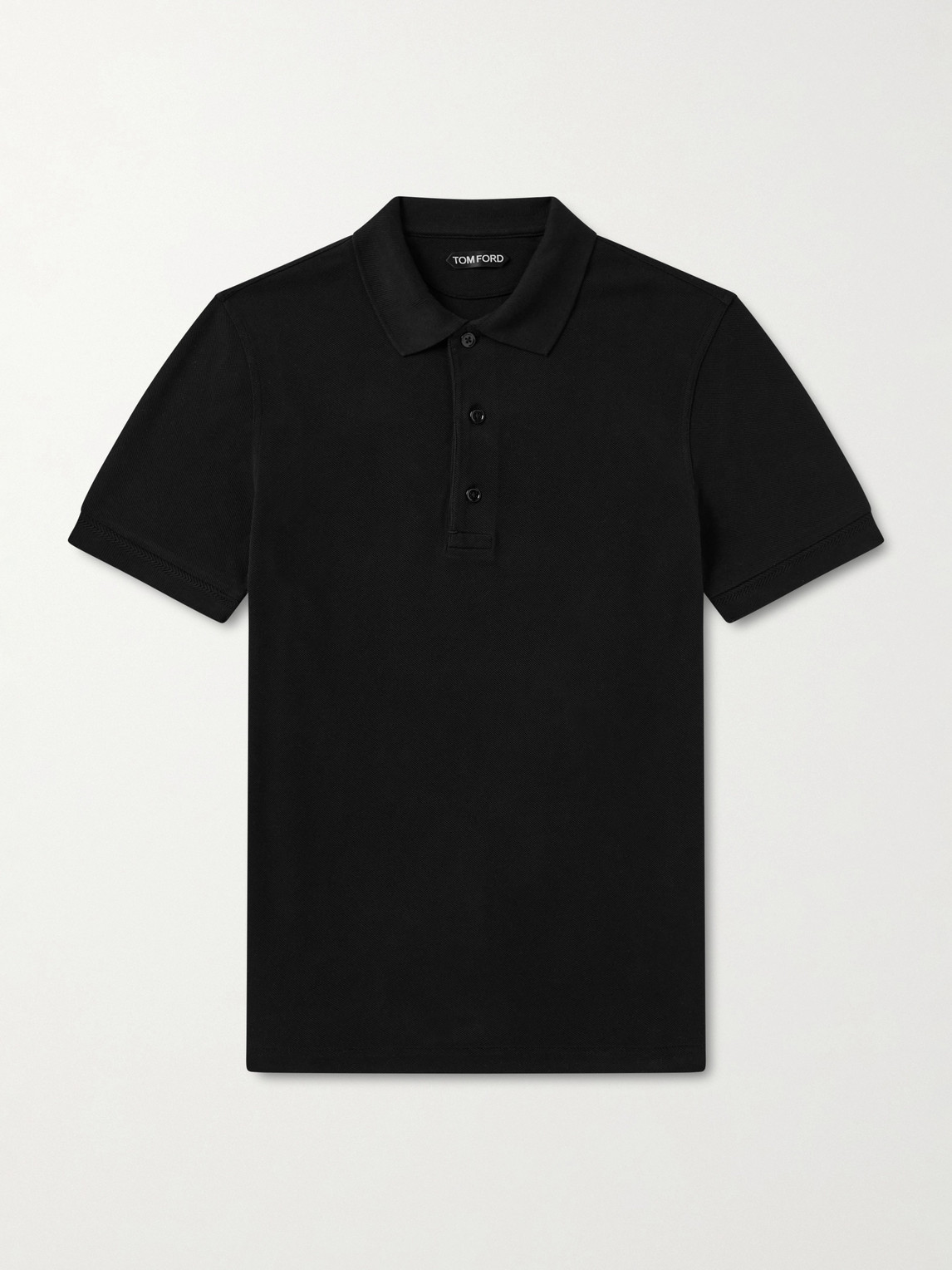 Tom Ford Slim-Fit Lyocell and Cotton-Blend Piqué Polo Shirt - Men