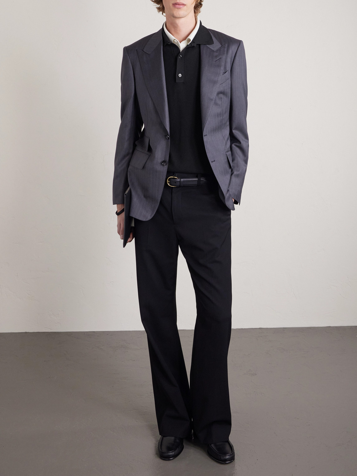 Slim-Fit Lyocell And Cotton-Blend Piqué Polo Shirt