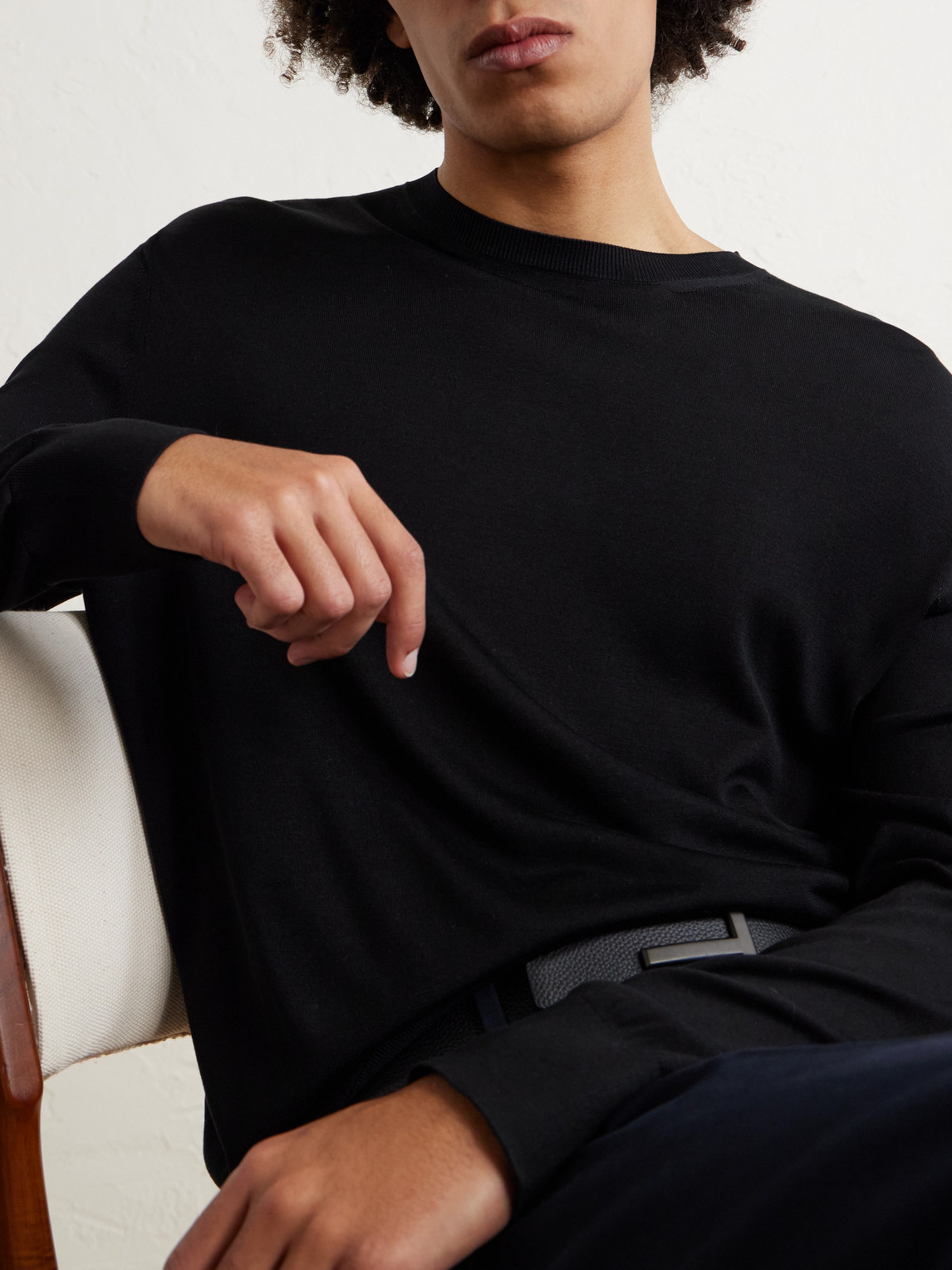  Tom Ford - Wool Sweater - Men - Black - It 46 
