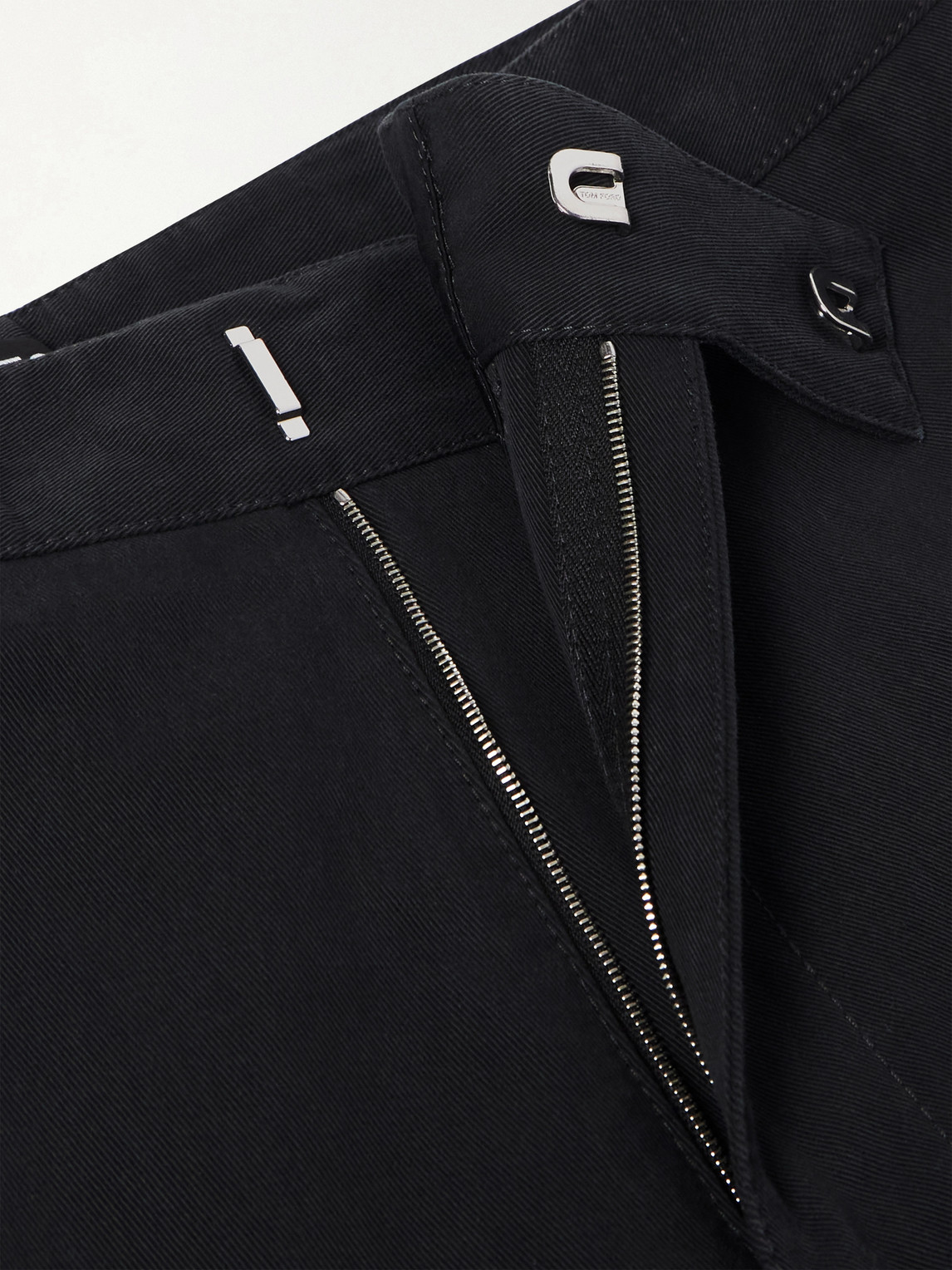 Wide-Leg Cotton-Drill Trousers