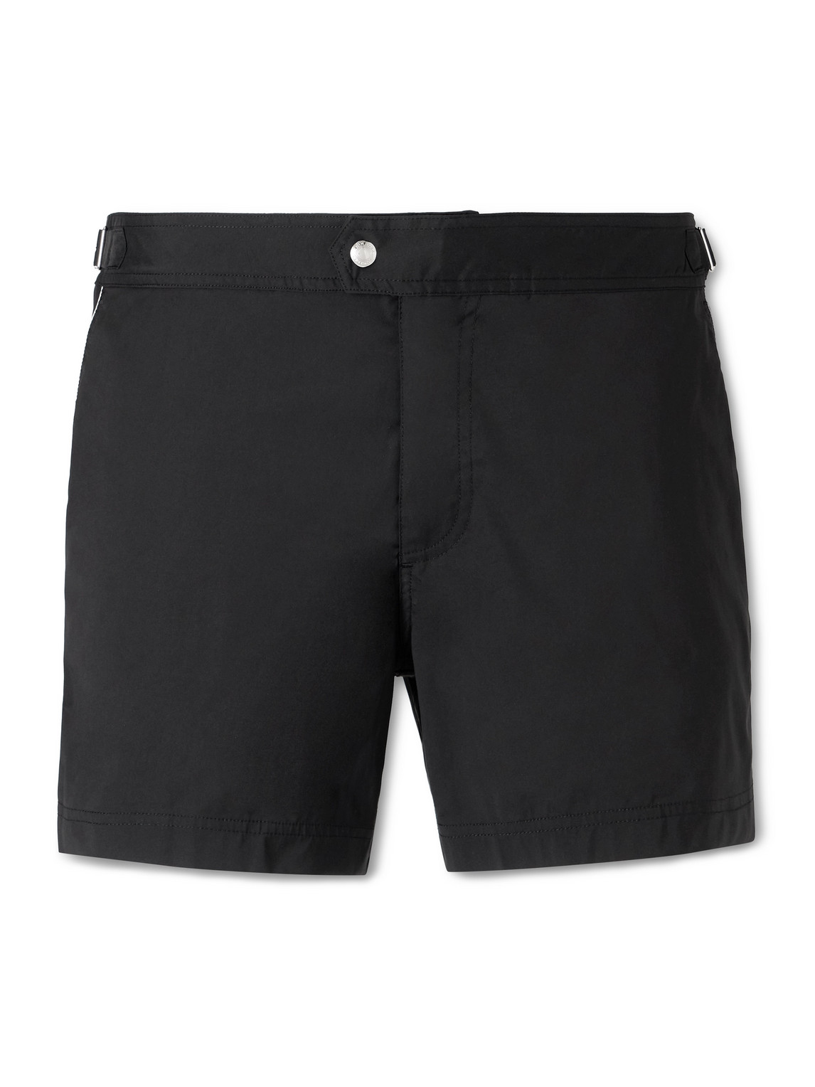 Tom Ford Black Swimsuit With Buckle On The Front In Tech Fabric Man