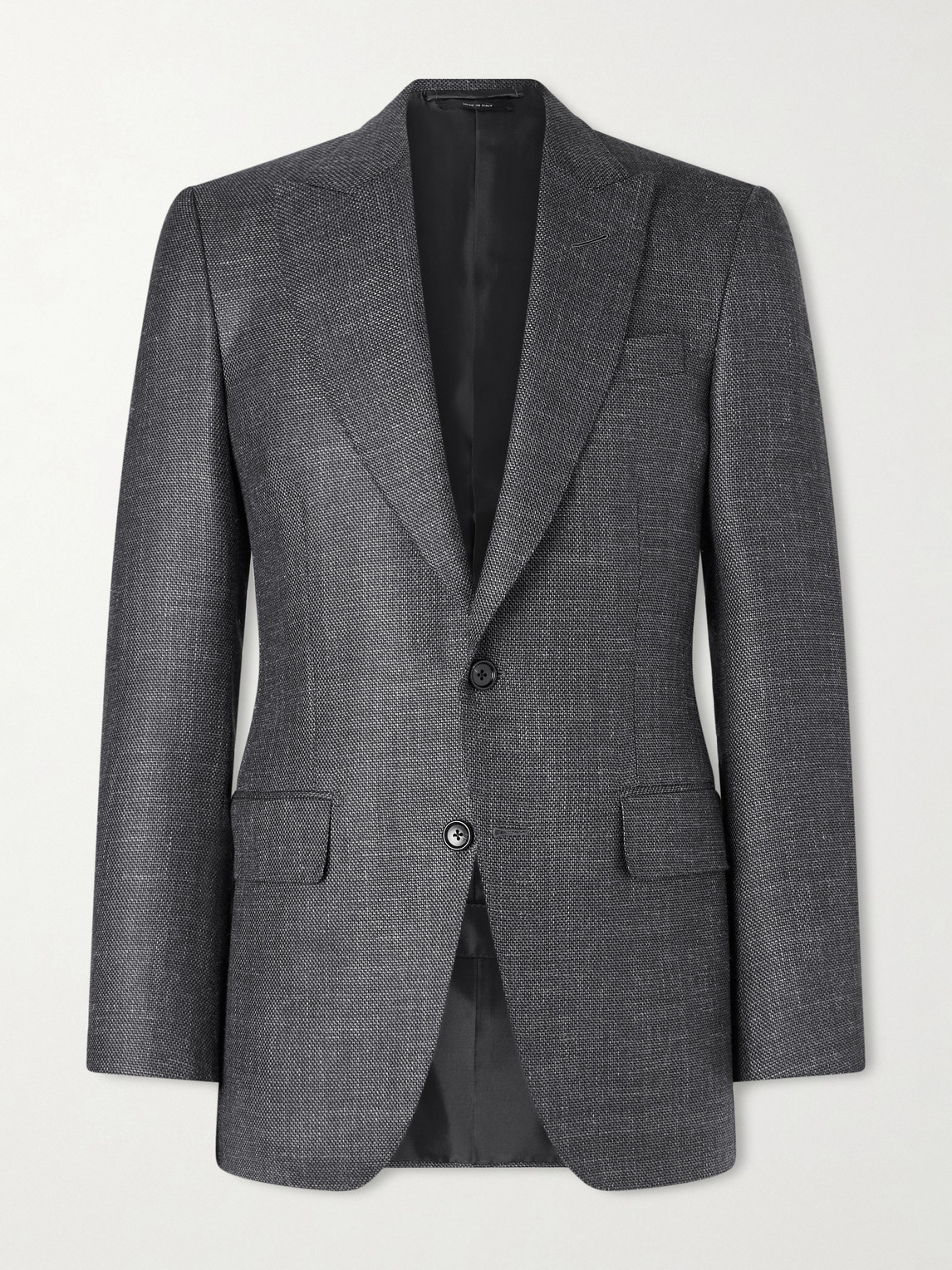 Tom Ford Dyllan Wool, Silk and Linen-Blend Blazer - Men