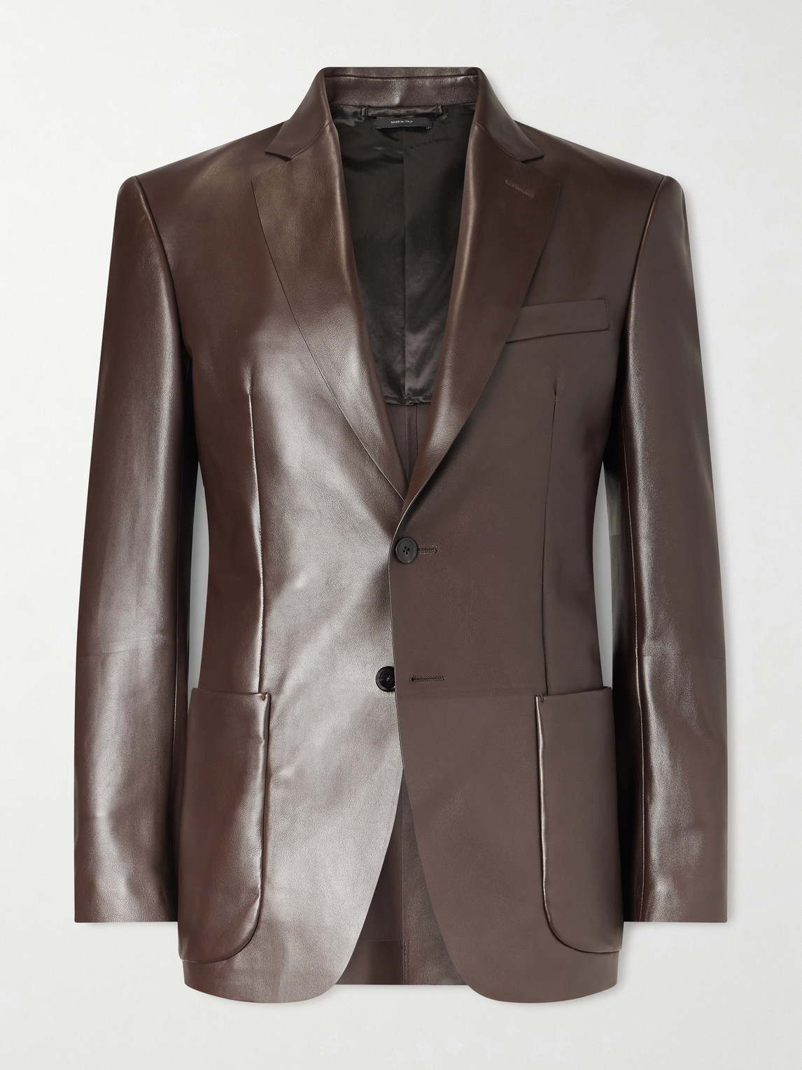Tom Ford Leather Blazer IT 58