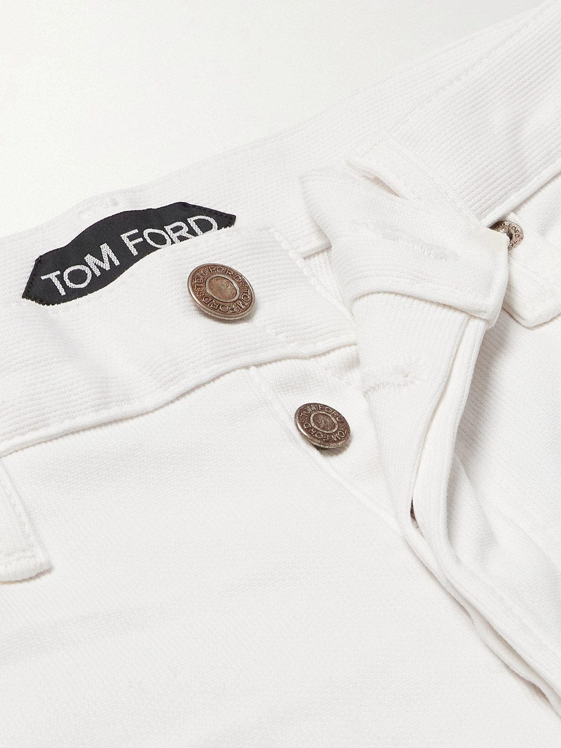 Slim-Fit Straight-Leg Cotton-Blend Corduroy