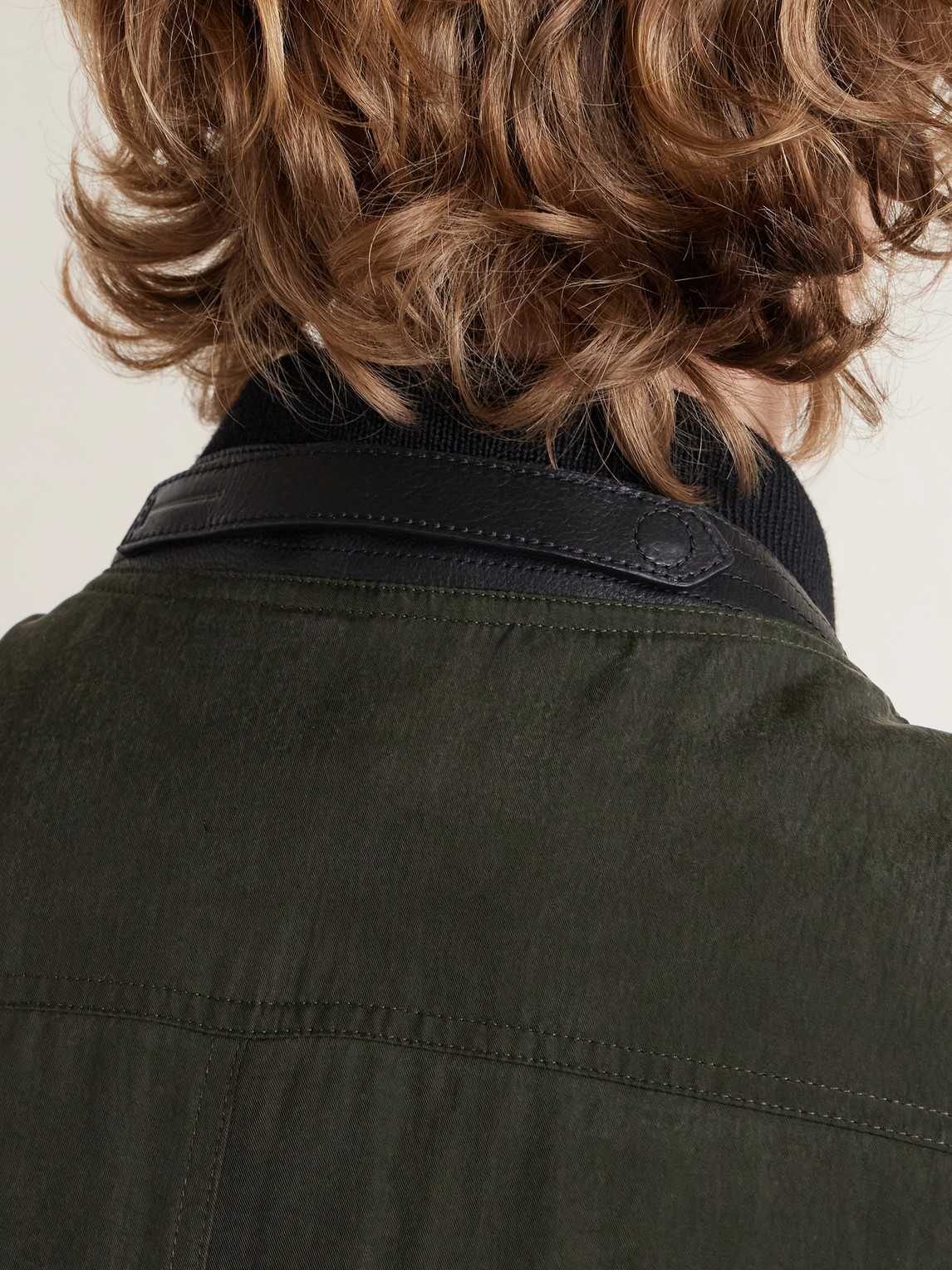 Gabardine Bomber Jacket
