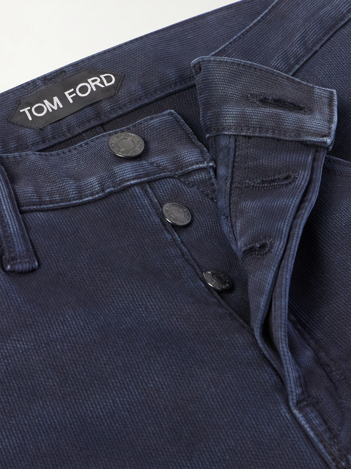 Slim-Fit Straight-Leg Cotton-Blend Corduroy