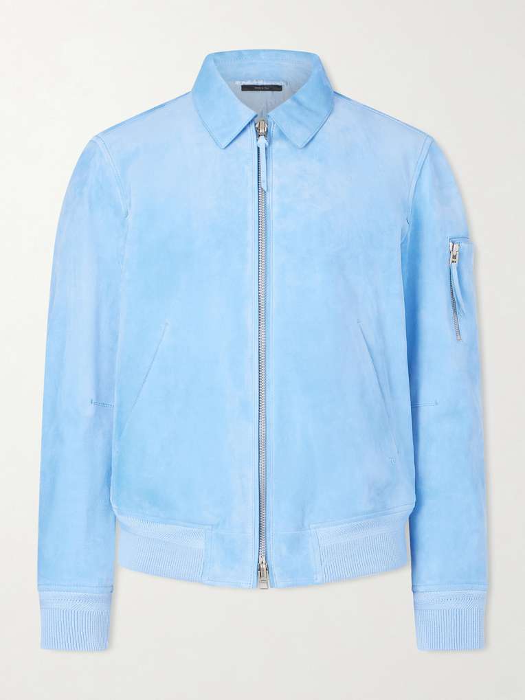 Tom Ford — Suede Bomber Jacket